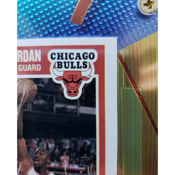 1989-90 Fleer Michael Jordan Basketball Card #21 Chicago Bulls - Picture 5 of 12